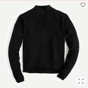 Cashmere mock neck sweater